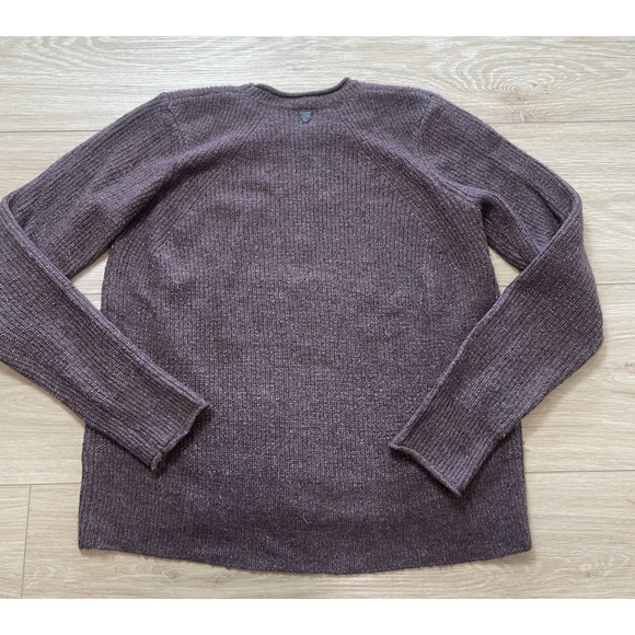 KUHL Women’s Small Long Sleeve Sweater Purple Eggplant Super Soft Stretch Knit S - Picture 2 of 8